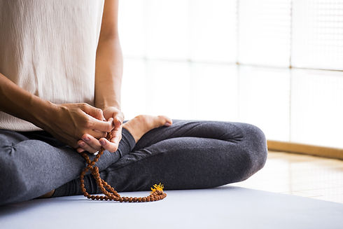 Meditation With Prayer Beads