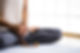Méditation avec des perles de prière