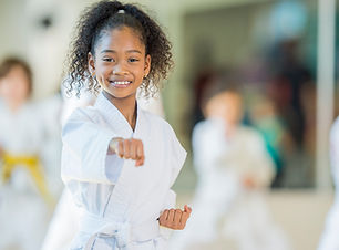 Karate Training Girl