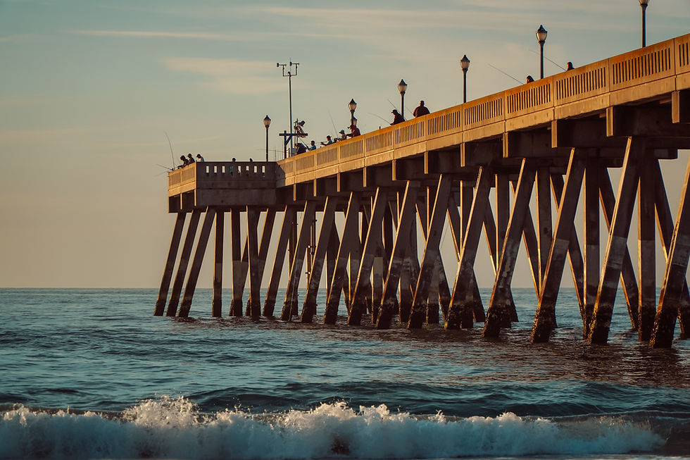 Fishing on Pier