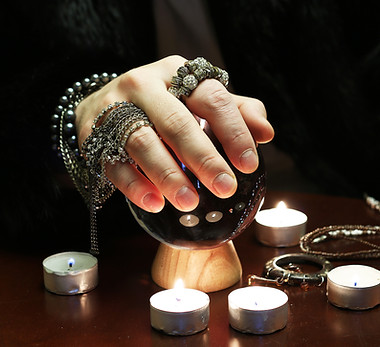 Crystal Ball in Psychic Hands
