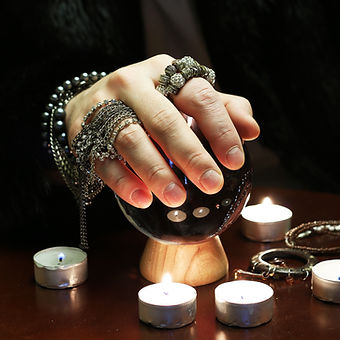 Crystal Ball in Psychic Hands