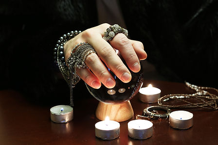 Crystal Ball in Psychic Hands
