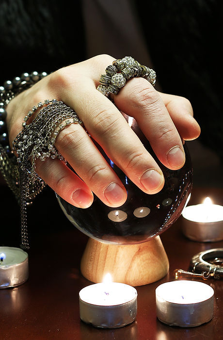 Crystal Ball in Psychic Hands