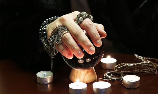 Crystal Ball in Psychic Hands