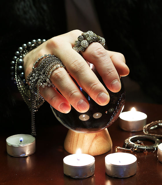 Crystal Ball in Psychic Hands