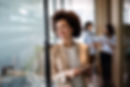 Confident Businesswoman Smiling