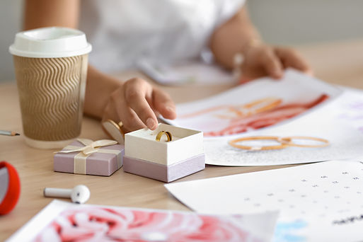 Wedding planning setup