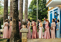 Wedding Guests Outdoors