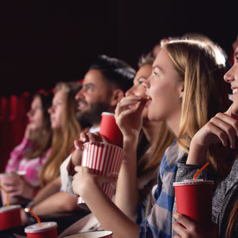 People at the movies