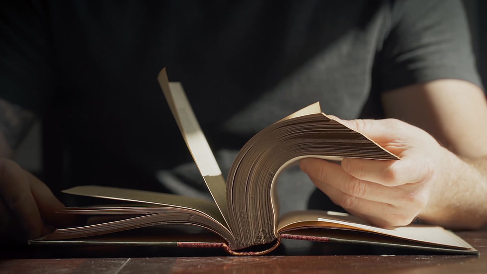 Flipping Through a Book