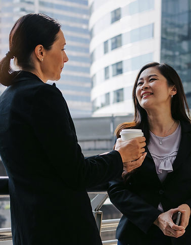 Two female Malaysian office workers