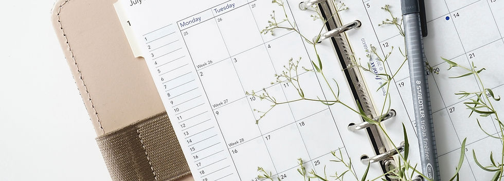 Agenda avec stylo