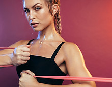 Woman Stretching