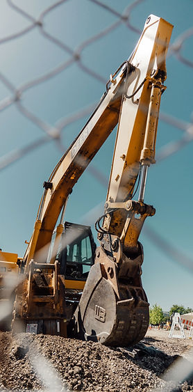Excavator at Worksite