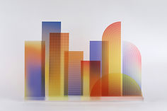 Colorful Geometric Display