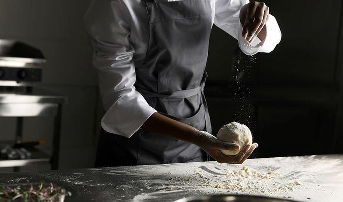 Chef Preparing Dough