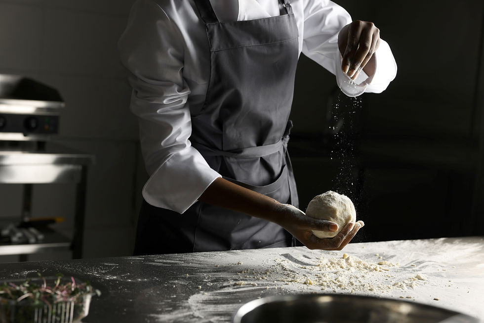 Chef Preparing Dough