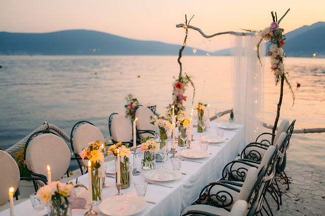 Réception de mariage en plein air
