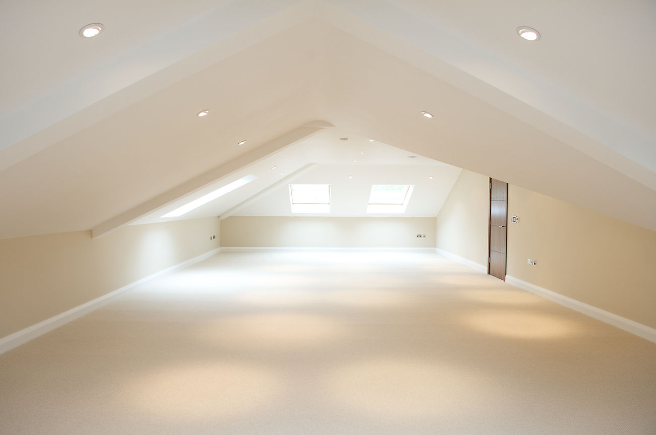 Large empty loft room