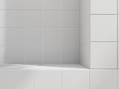 White Tiled Wall