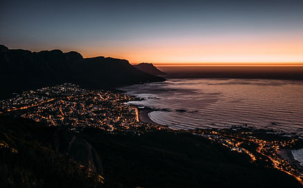 Coastal Cityscape Sunset