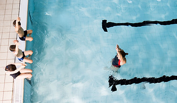 Swimming Lesson Scene