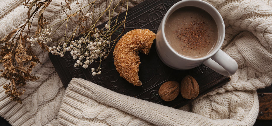 Moment café chaleureux