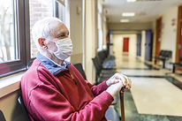 Elderly Man Waiting
