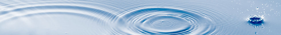 Water drops on the river