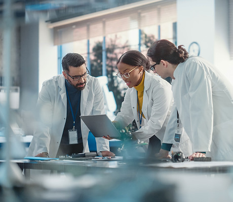Scientists Collaborating
