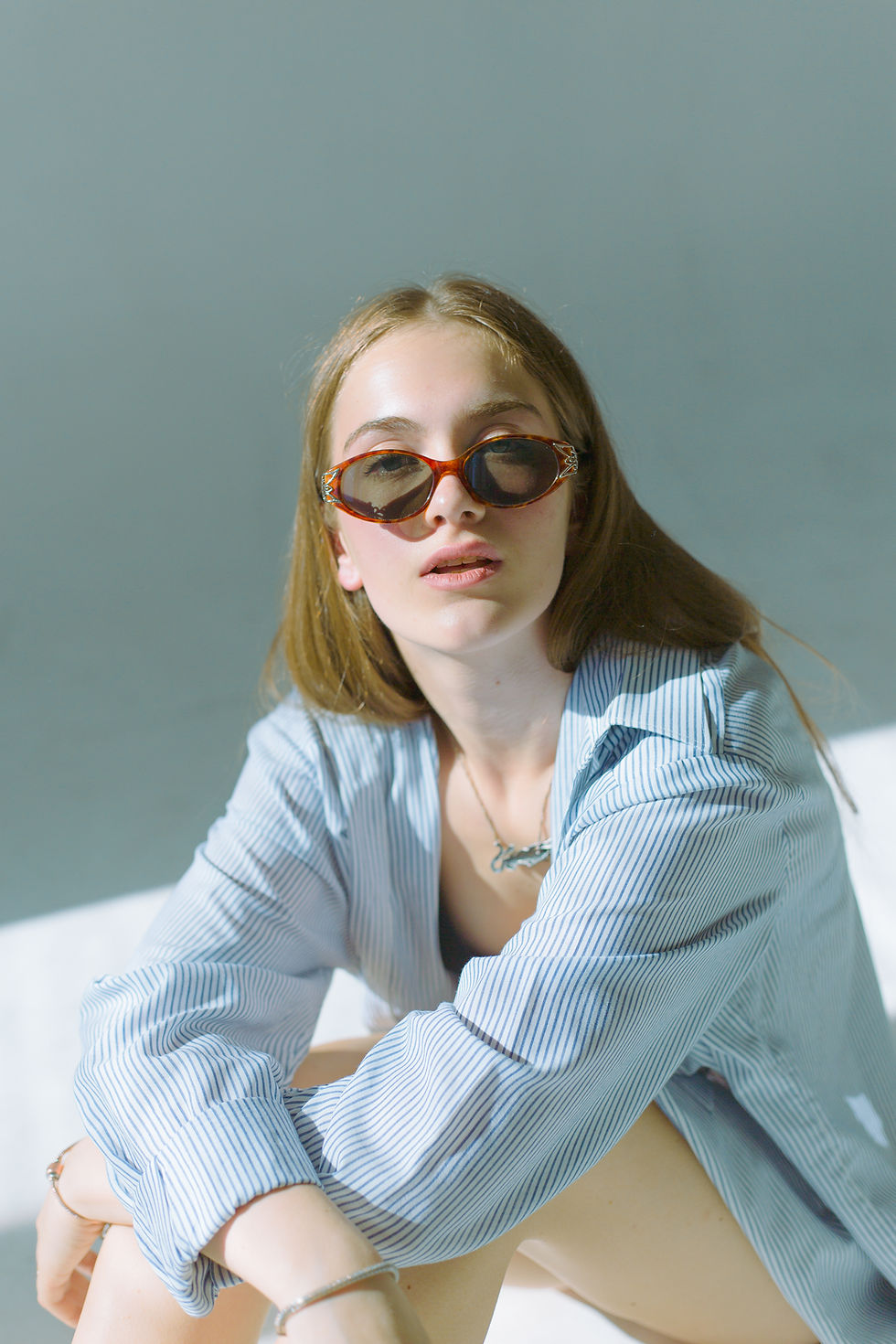 Woman Wearing Sunglasses