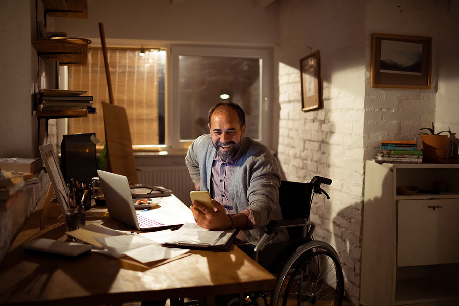 Man Using Smartphone