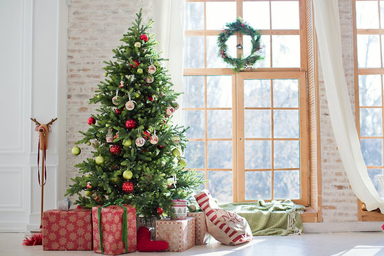 Árvore de natal decorada