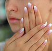 Woman with Ombre Nails