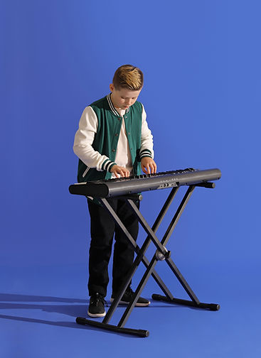 Child Playing Keyboard