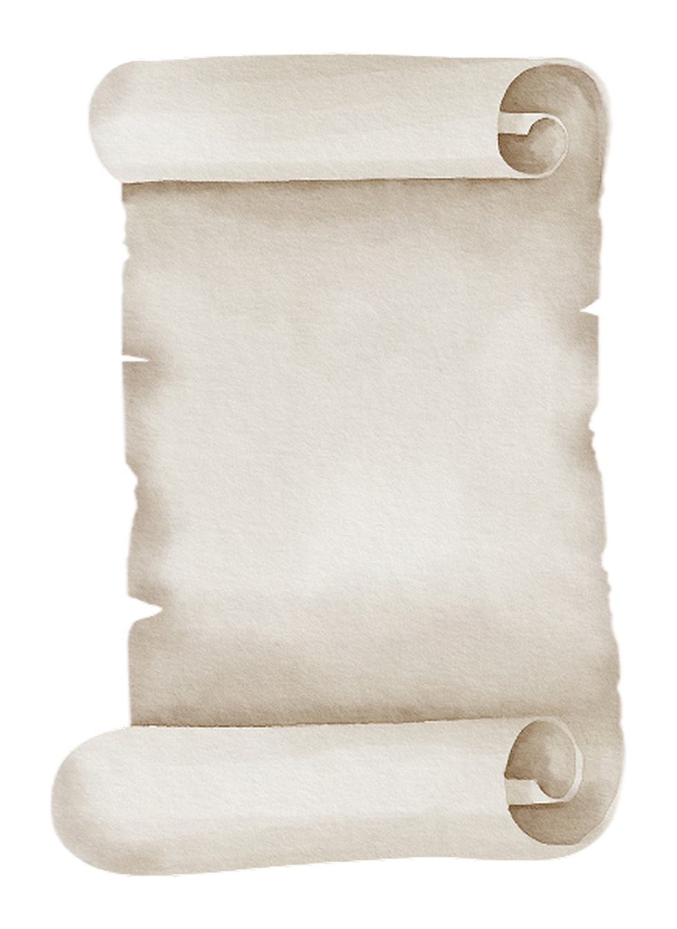 Blank Scroll Illustration