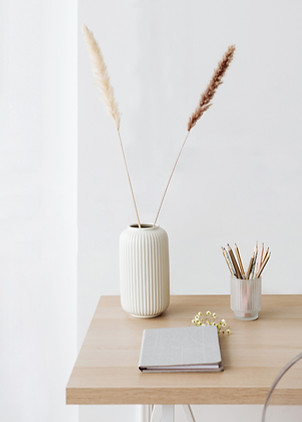 White Vases