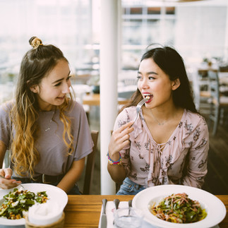friends having lunch