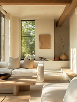 ミニマリストのリビングルーム