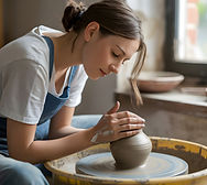 Artesanato em torno de oleiro