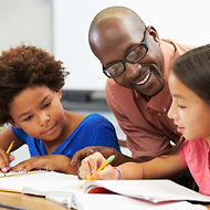 Male Teacher with Students