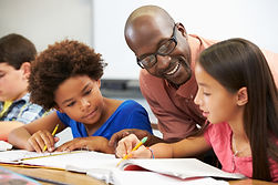 Male Teacher with Students