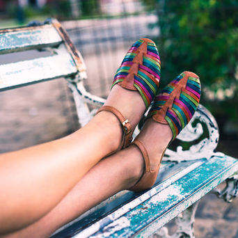 Sandalias hechas a mano