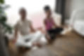 Couple Practicing Yoga