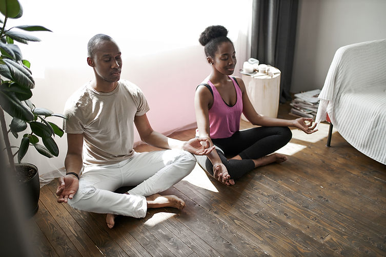 Couple Meditating