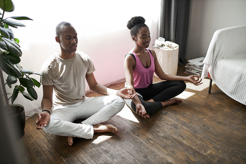 Couple Meditating