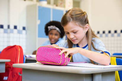 Menina na escola