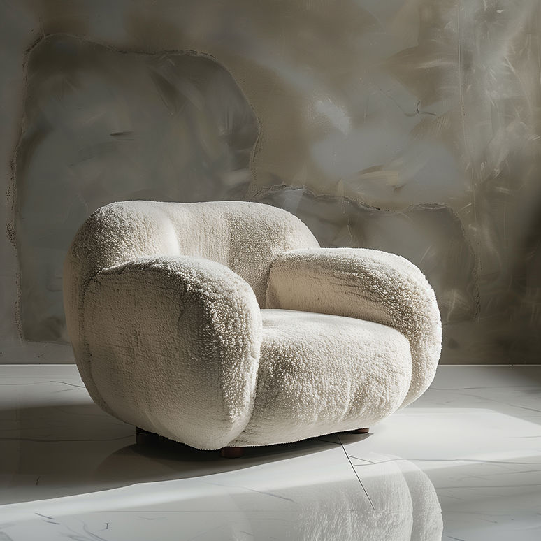 Cozy Beige Armchair