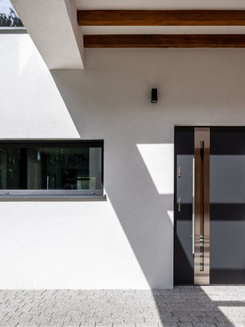 Entrance to Modern Home